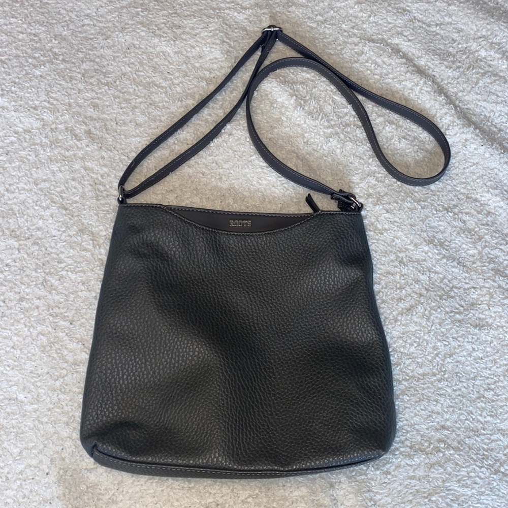 Roots Grey Crossbody Bag.